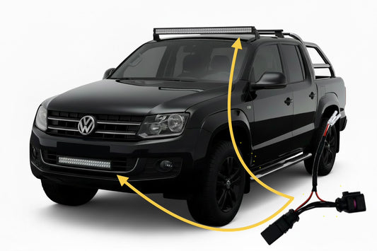 VW Amarok MK1 (2010 - 2020) High Beam Piggyback Loom